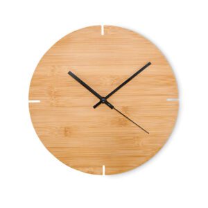 orologio da parete bamboo personalizzabile