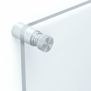 Distanziali in Acciaio Inox 12x25 mm (4 pezzi) – Supporto per Targhe, Vetro e Plexiglass